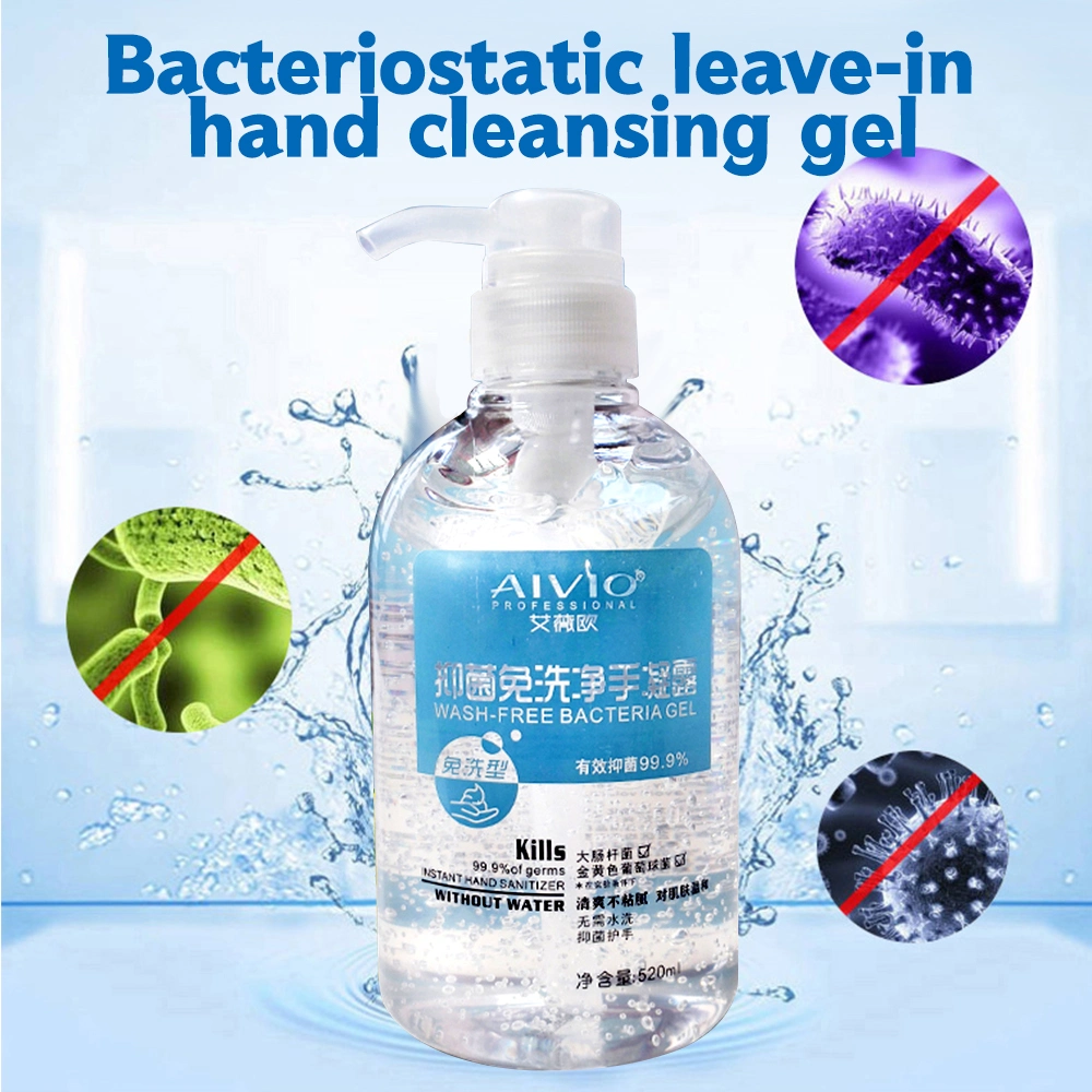 500ml 75% Alcohol Wash Free Disposable Instant Hand Sanitizer Gel